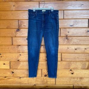 Madewell Women's 10” Highriser Denim Skinny Jeans size 32